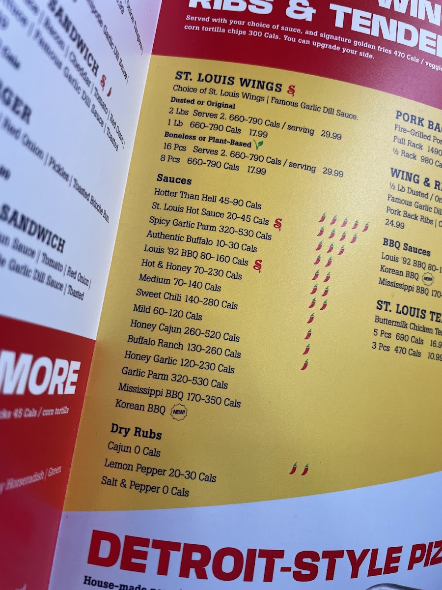 Menu St. Louis Bar & Grill-2