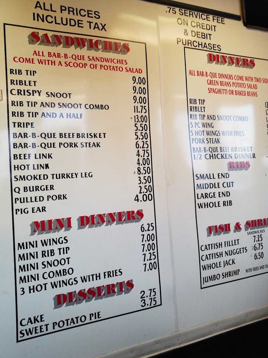 Menu St Louis Q-4