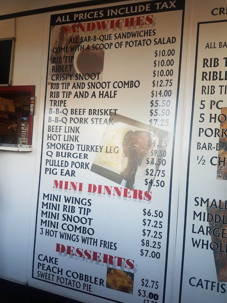 Menu St Louis Q-7