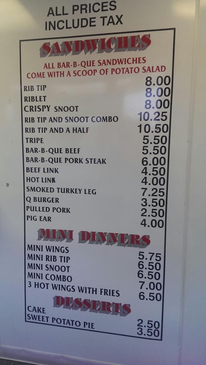 Menu St Louis Q-9