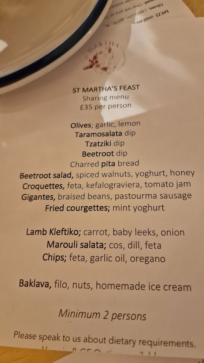 Menu St Martha Greek Taverna-3