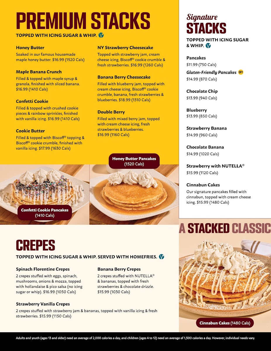 Menu Stacked Pancake & Breakfast House-1