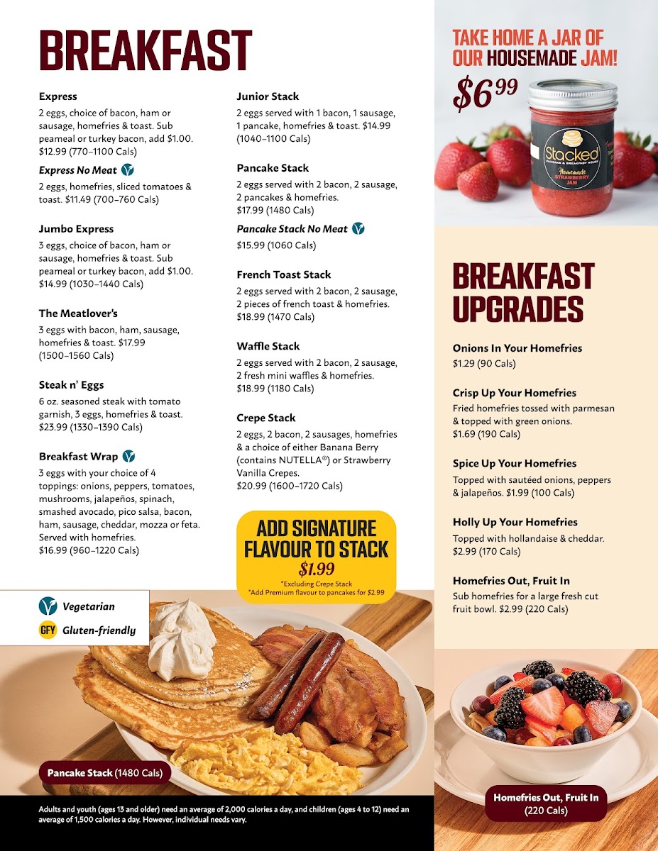 Menu Stacked Pancake & Breakfast House-3