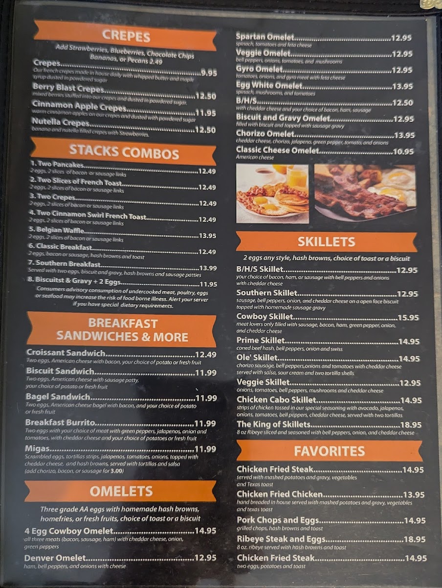 Menu Stacks Pancake House-1