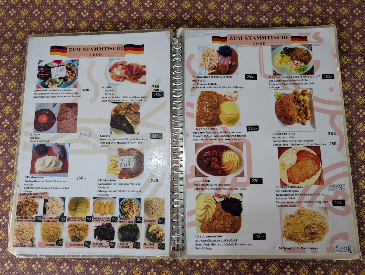 Menu Stammtisch German Food Restaurant-5