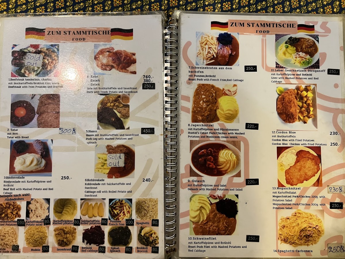 Menu Stammtisch German Food Restaurant-8