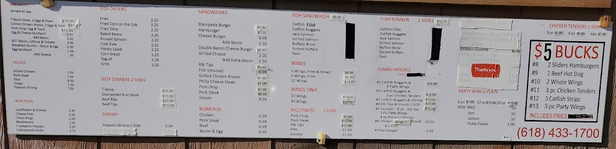 Menu Stampede Market & Grill-1