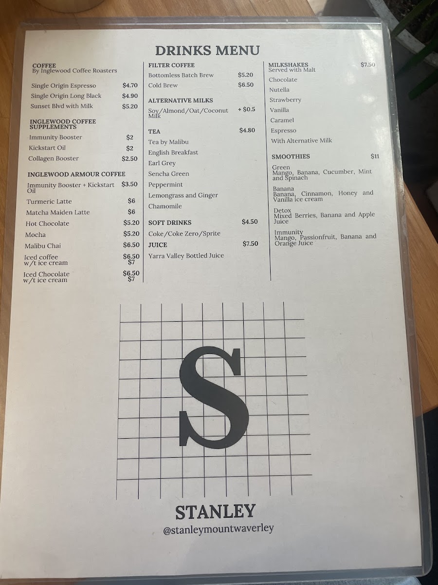 Menu Stanley - Mount Waverley-10