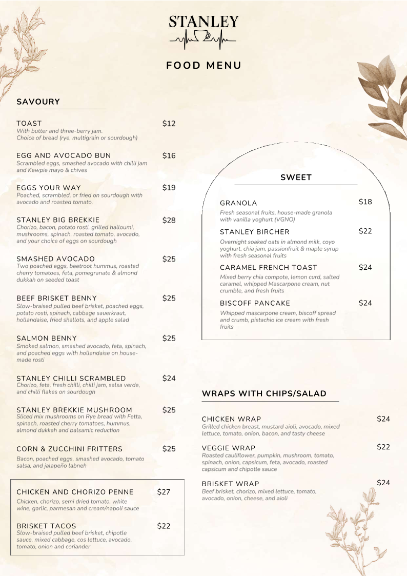 Menu Stanley - Mount Waverley-3