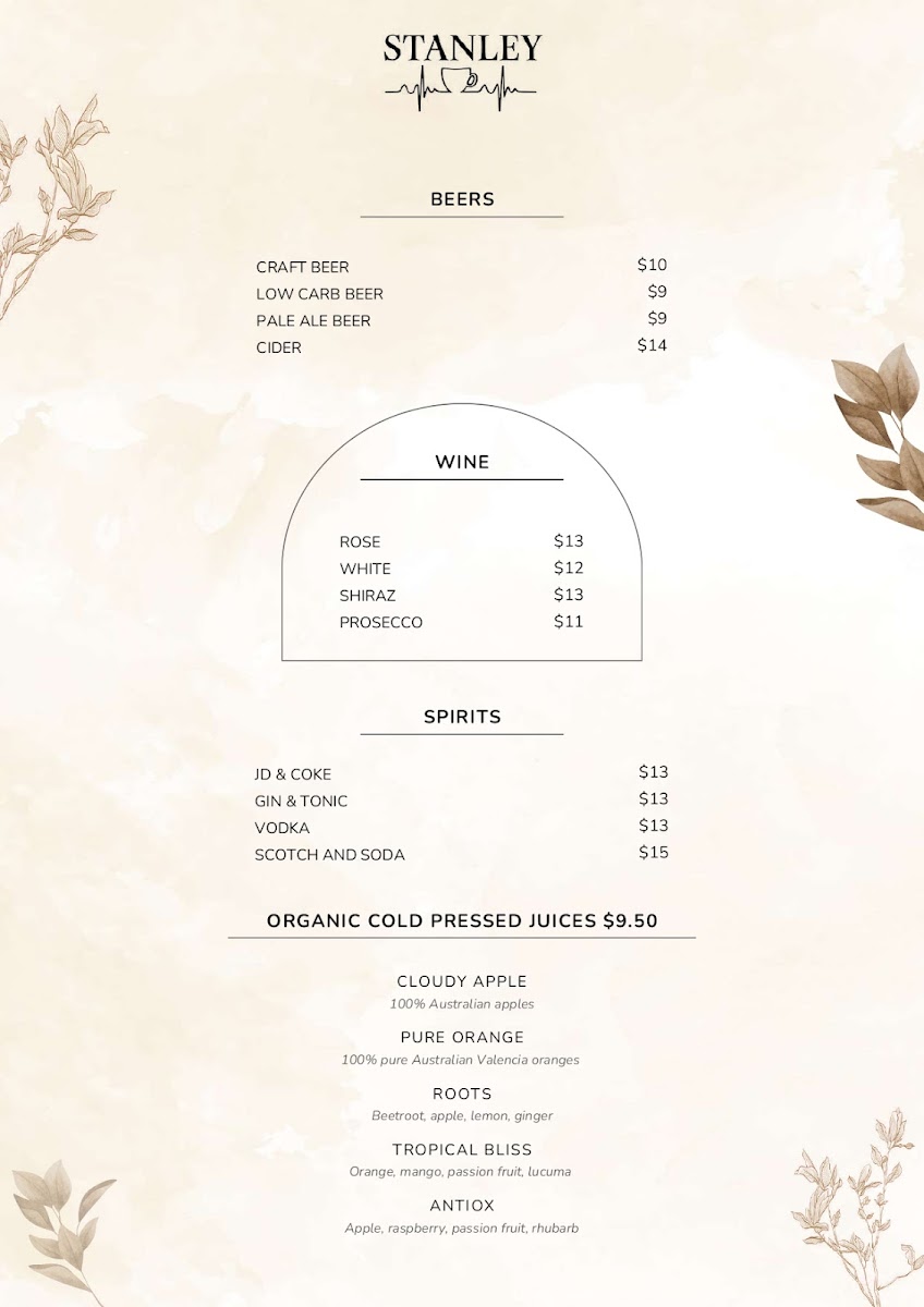 Menu Stanley - Mount Waverley-4