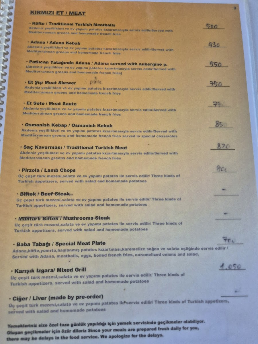 Menu Star Beach Club-3