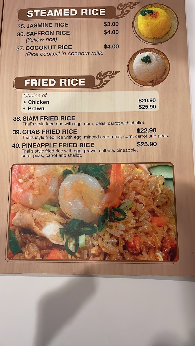 Menu Star Of Siam-4