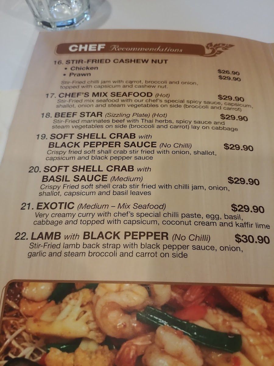 Menu Star Of Siam-9