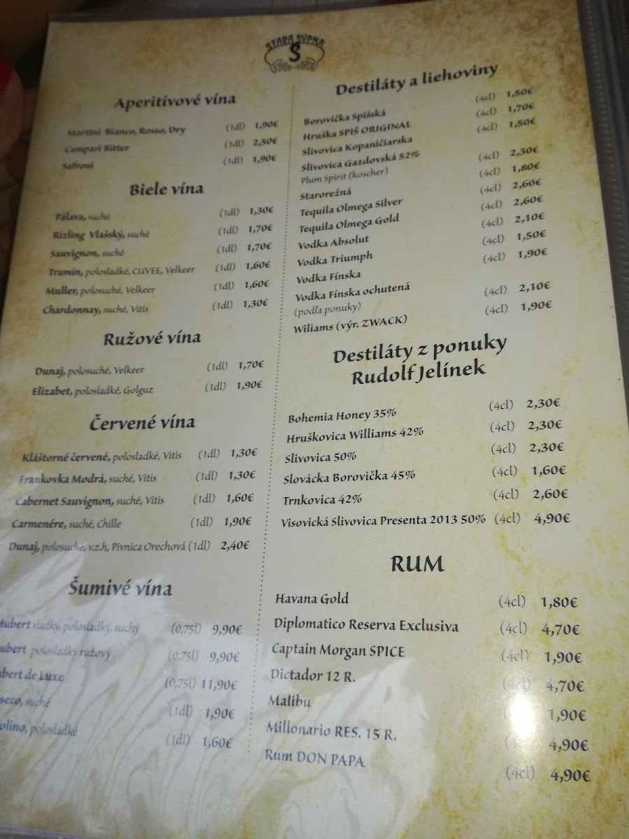 Menu Stara Sypka-10