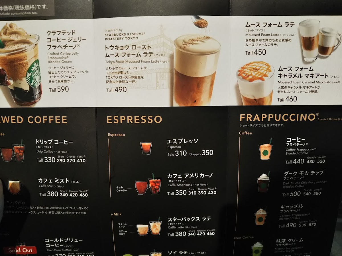Menu Starbucks Coffee - Fujisawa Shobuzawa-5