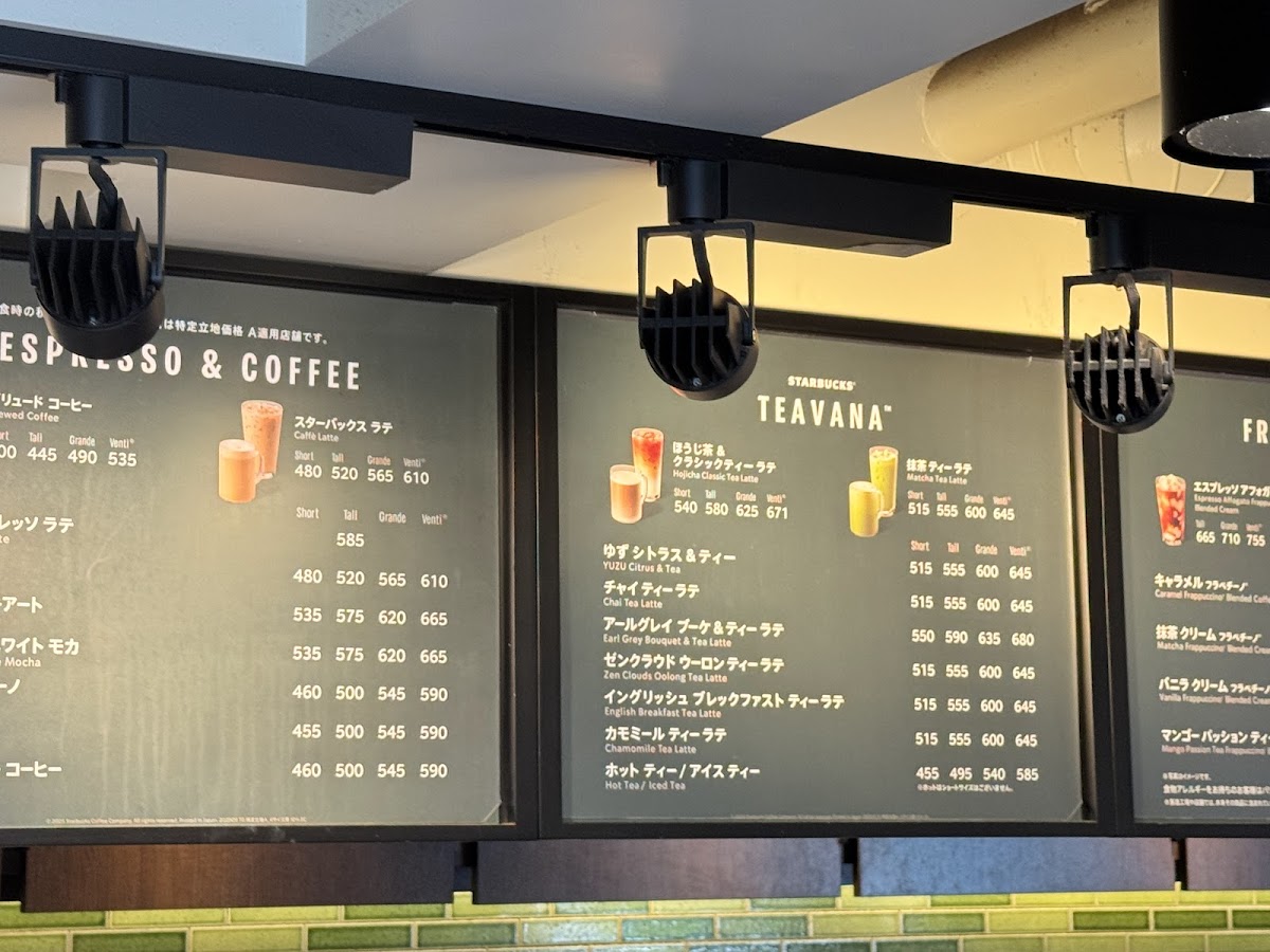 Menu Starbucks Coffee - Jr Yurakucho Station Kyobashi Entrance-8