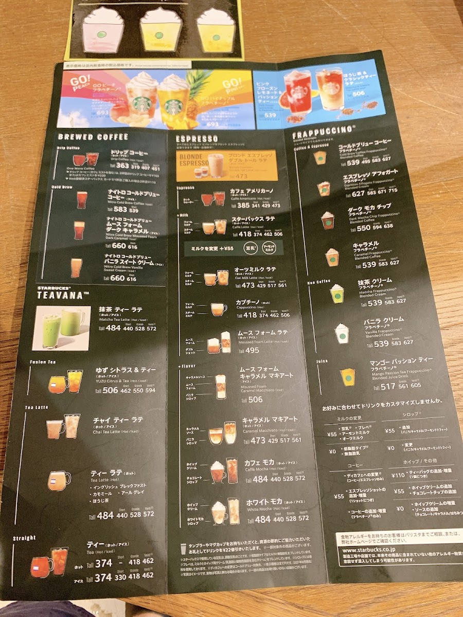 Menu Starbucks Coffee - Kakogawa Befu-2