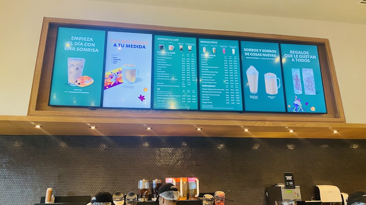 Menu Starbucks Galería 360-2