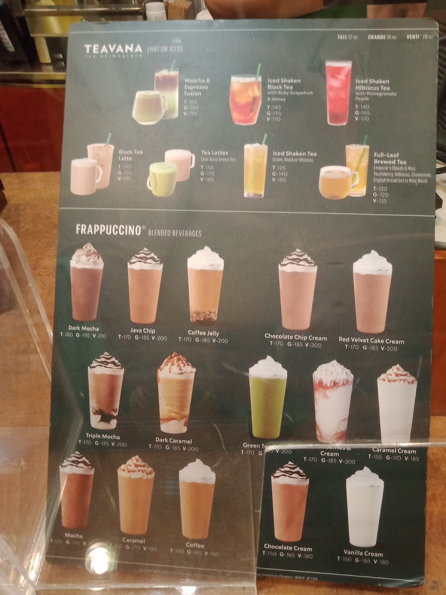 Menu Starbucks J.p. Laurel Building-2