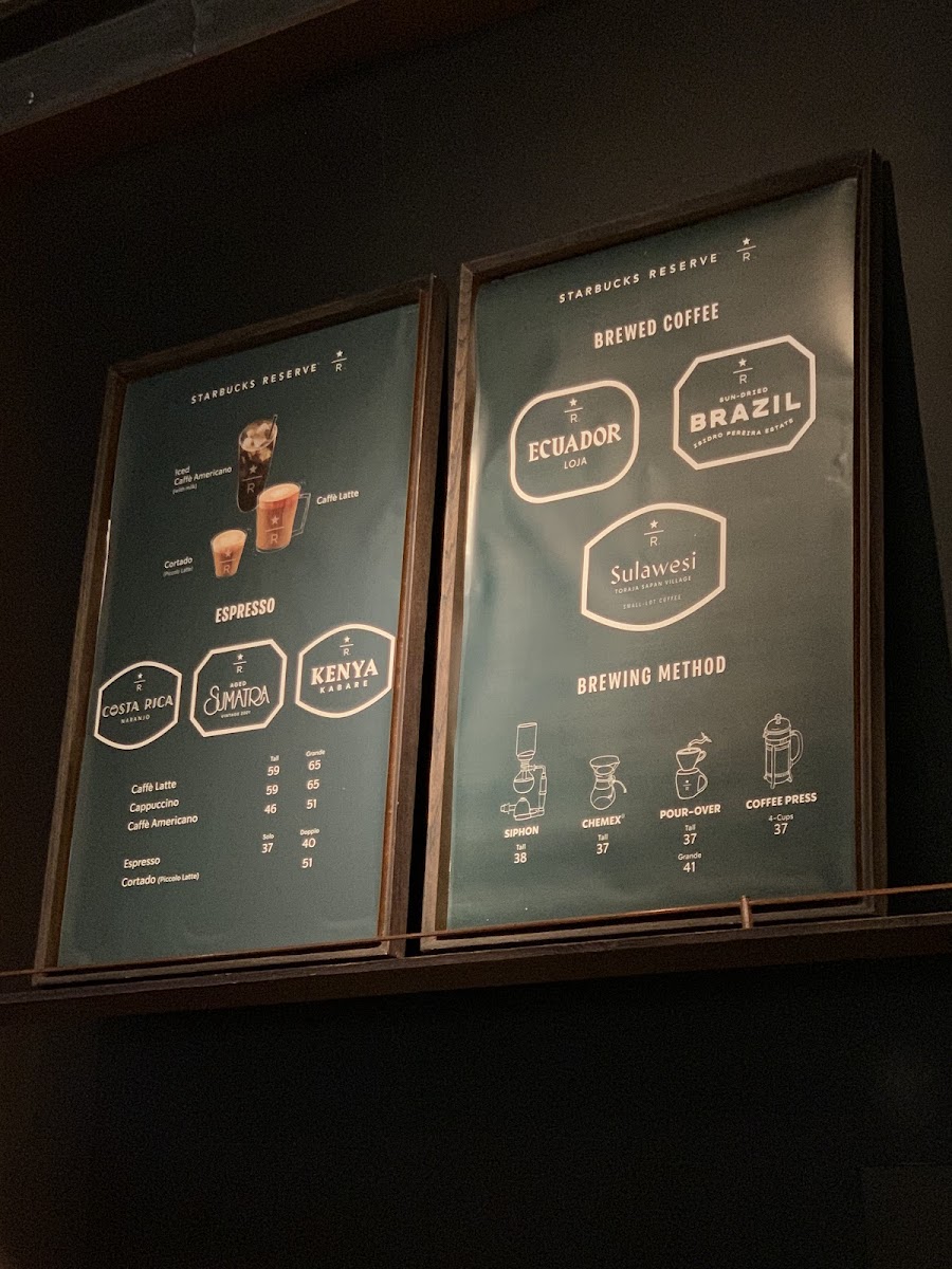 Menu Starbucks Reserve Plaza Senayan-4