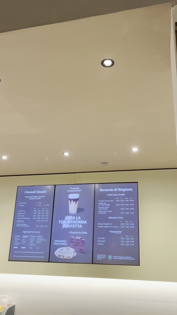 Menu Starbucks - Roma Castel Romano Designer Outlet-10