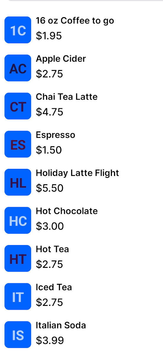 Menu Starks & Luce Coffee Parlour And Bakehouse Llc-3