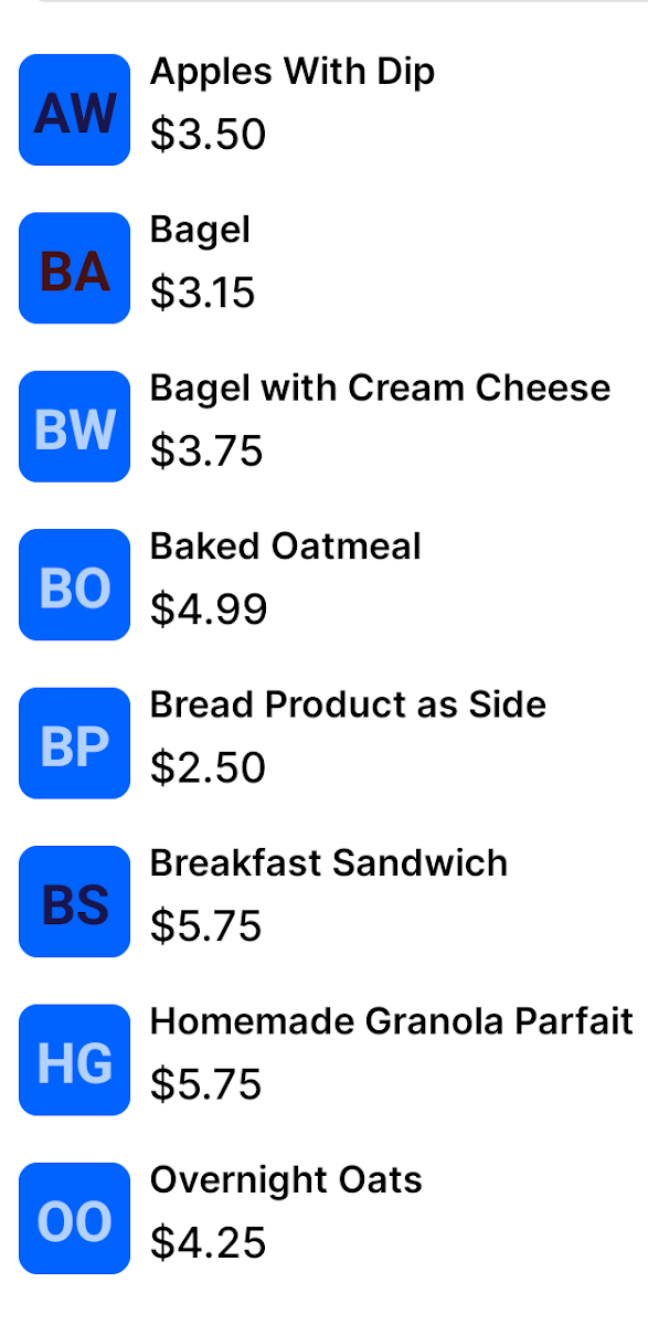 Menu Starks & Luce Coffee Parlour And Bakehouse Llc-9