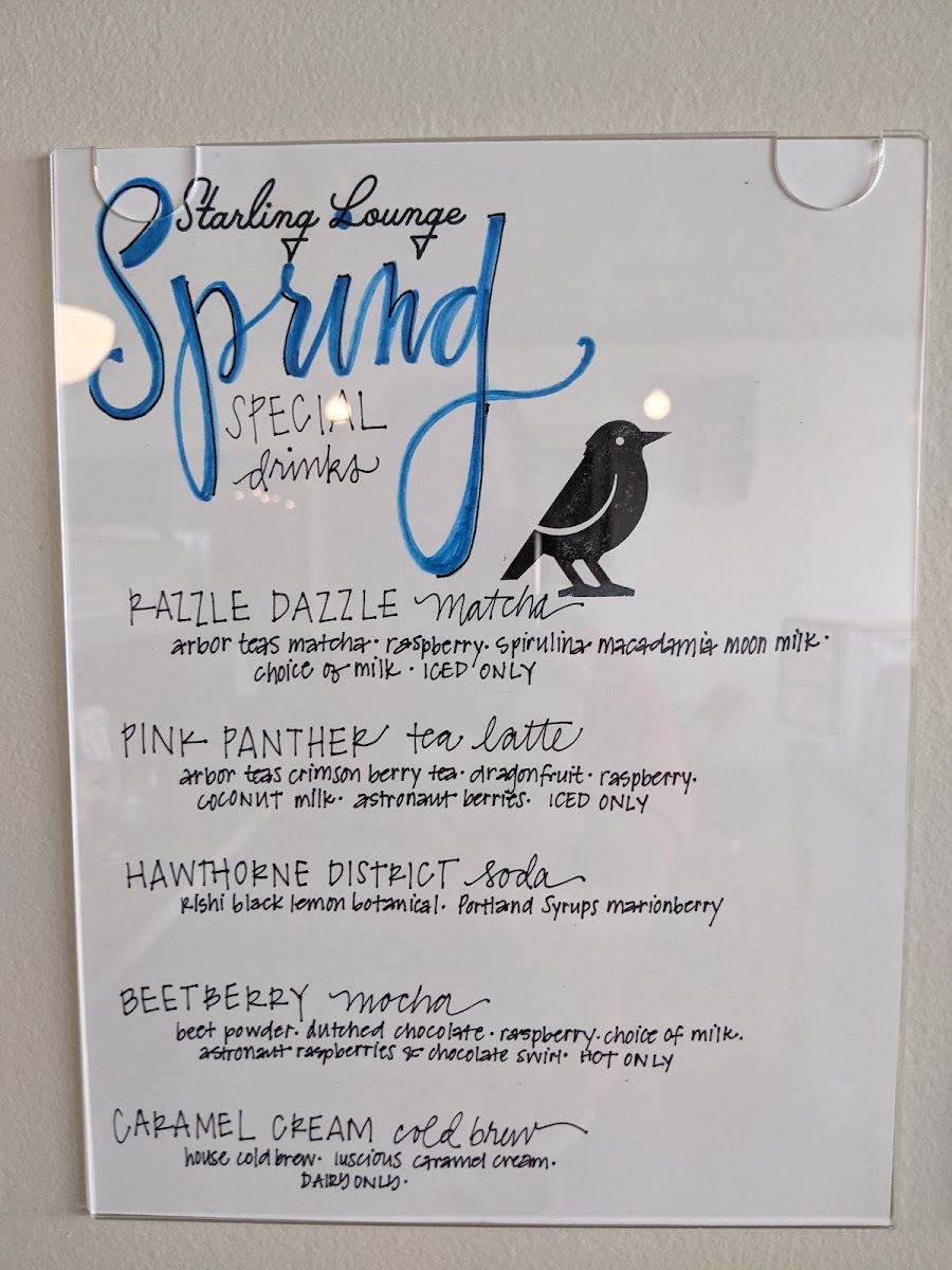 Menu Starling Lounge / Four Keys Brewing-4
