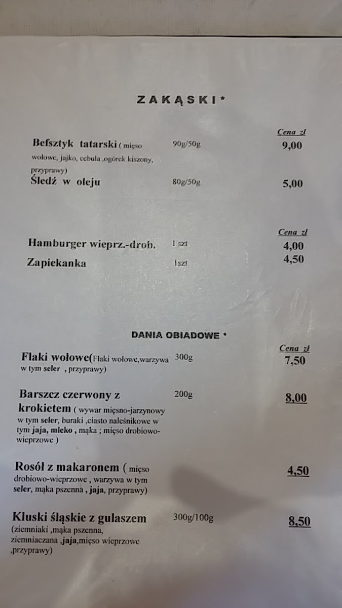 Menu Staropolska. Restauracja-4