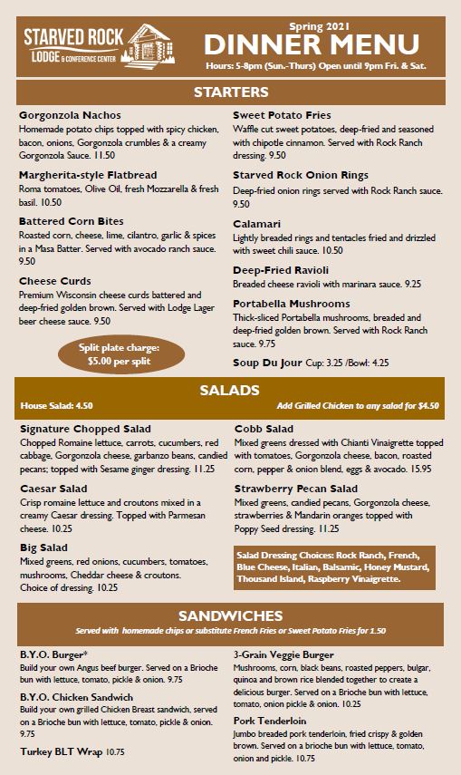 Menu Starved Rock Lodge Restaurant-4