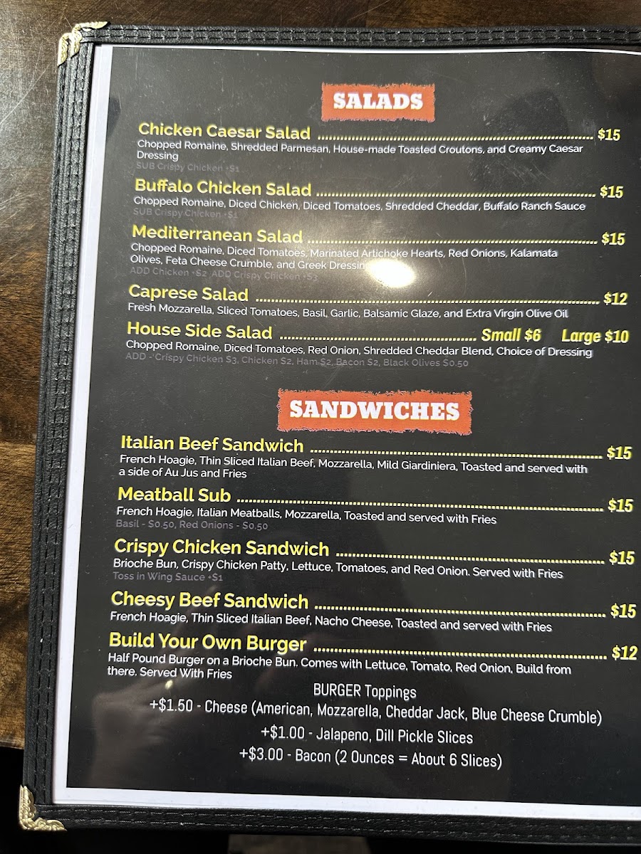 Menu State Street Pizza Pub-5