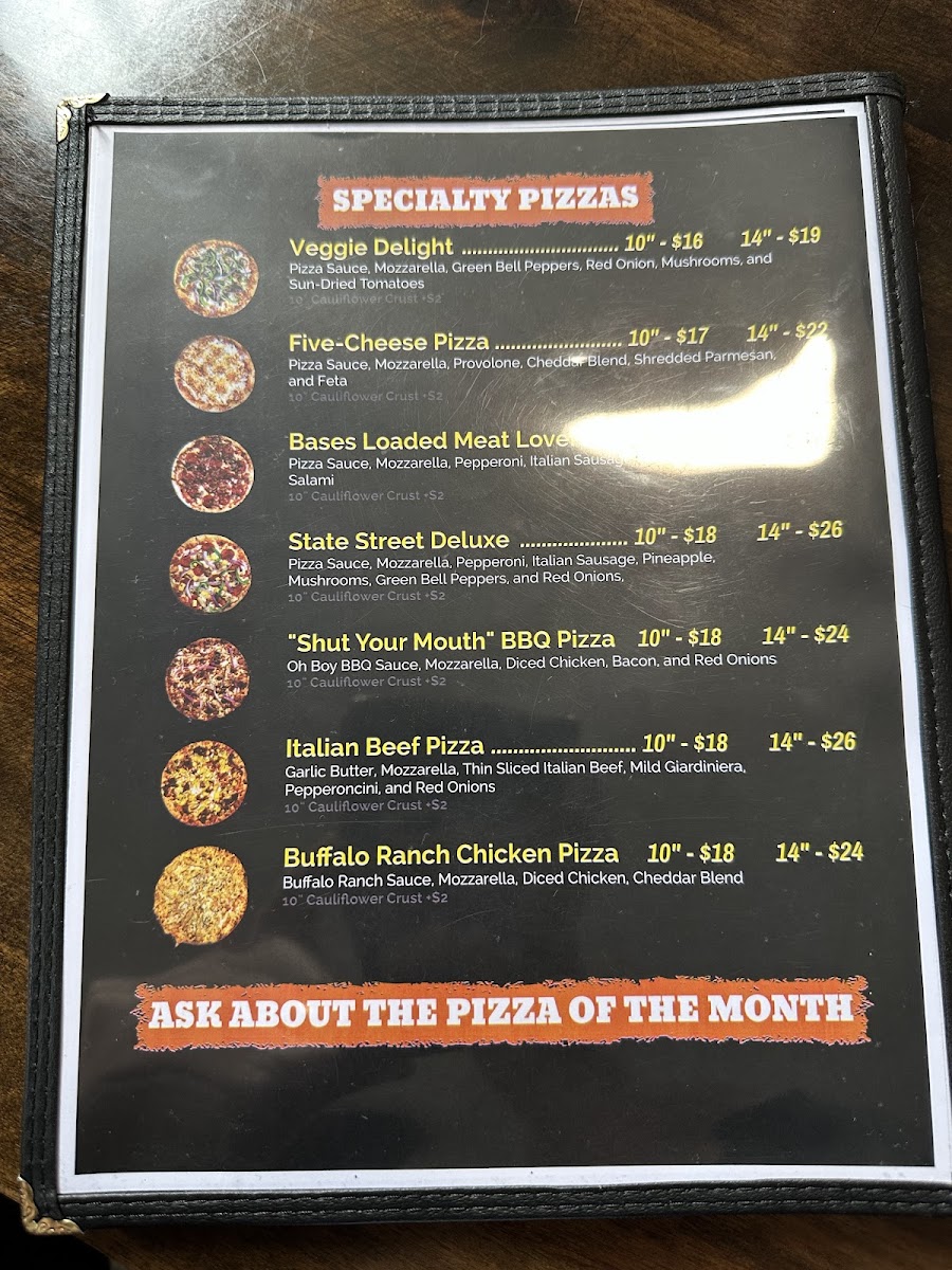 Menu State Street Pizza Pub-6