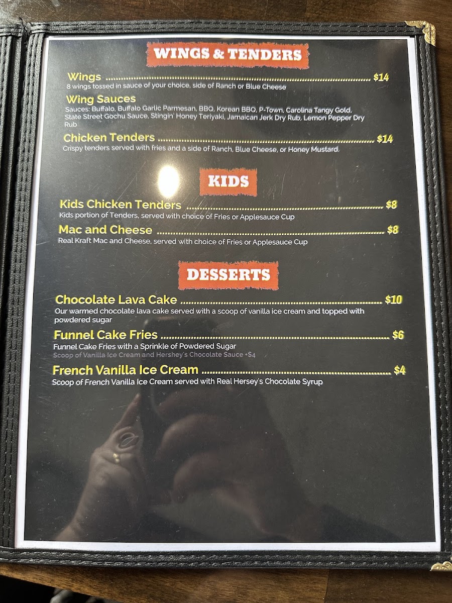 Menu State Street Pizza Pub-7