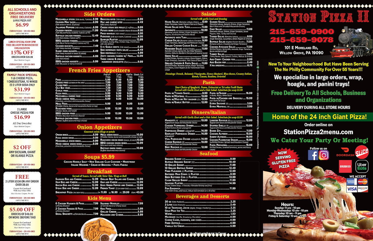 Menu Station Pizza Ii-2