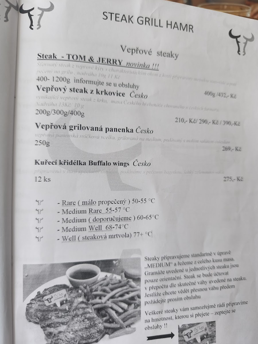 Menu Steak Grill & Restaurant Hamr-2