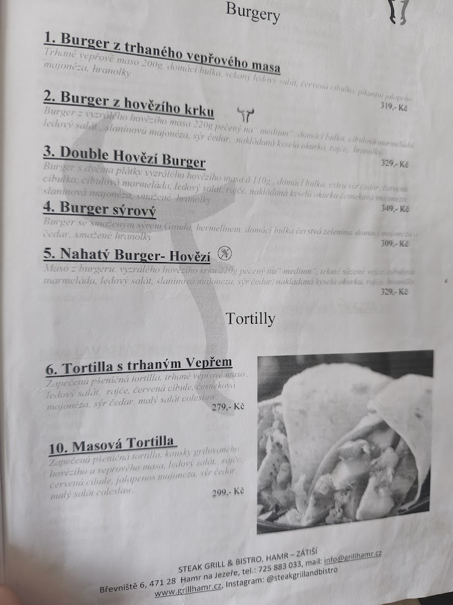 Menu Steak Grill & Restaurant Hamr-3