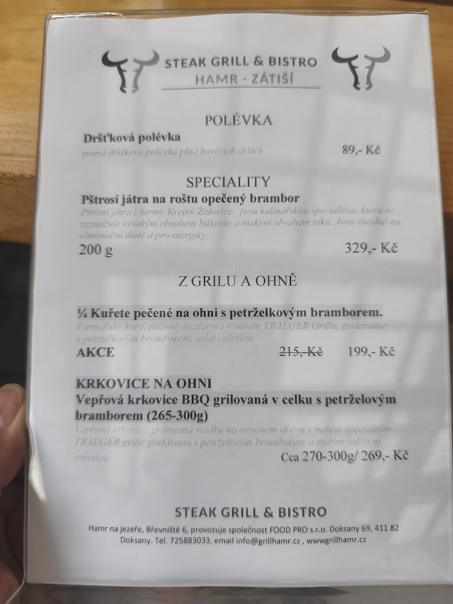 Menu Steak Grill & Restaurant Hamr-5