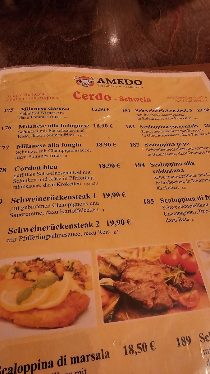 Menu Steakhaus Amedo-1