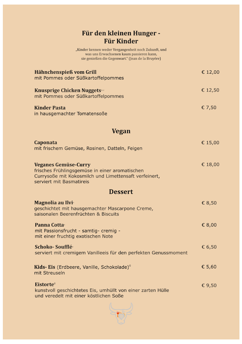 Menu Steakhouse By Ilvi | Restaurant-2