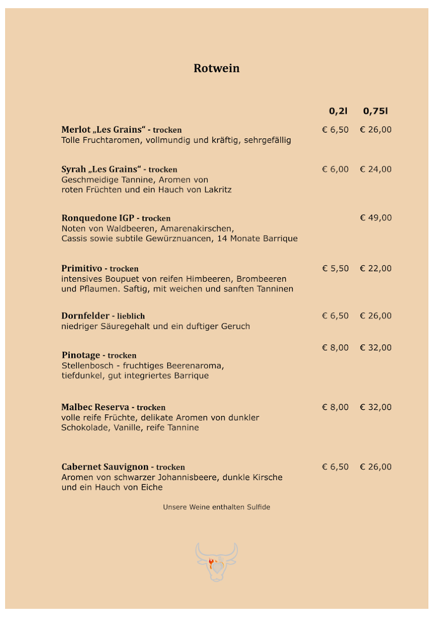 Menu Steakhouse By Ilvi | Restaurant-7