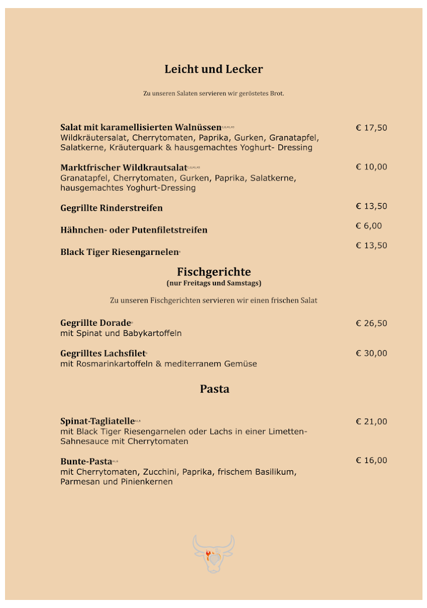 Menu Steakhouse By Ilvi | Restaurant-8