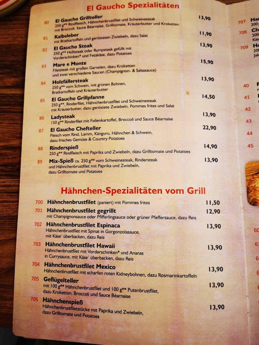 Menu Steakhouse El Gaucho-2