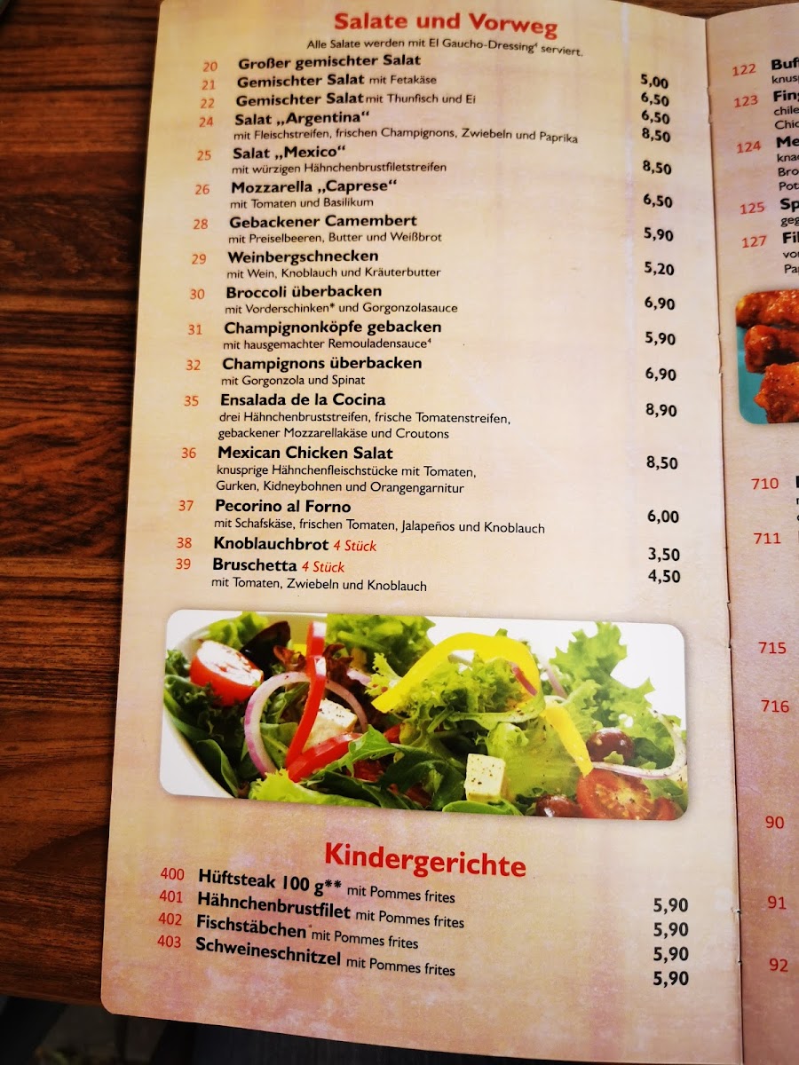 Menu Steakhouse El Gaucho-7