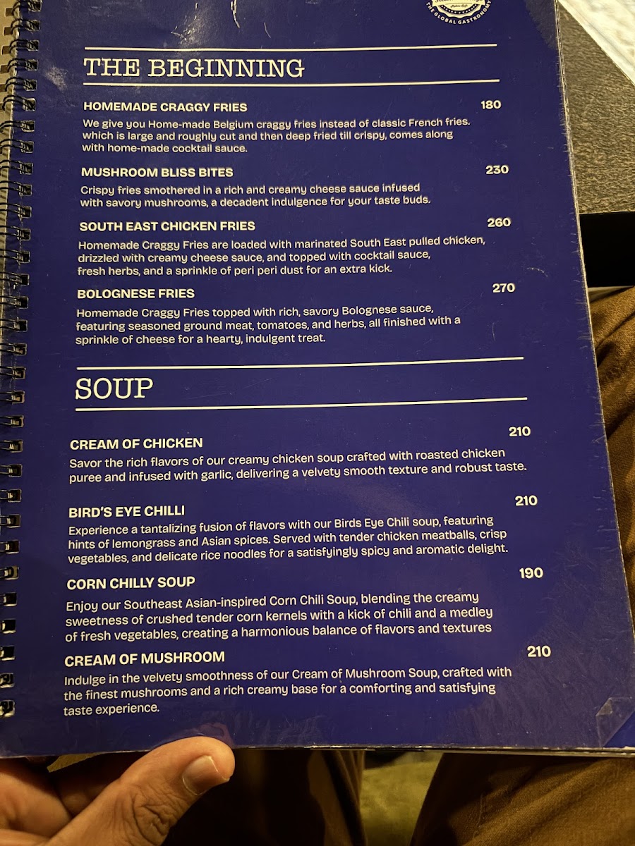 Menu Steam N Mugs The Global Gastronomy-7