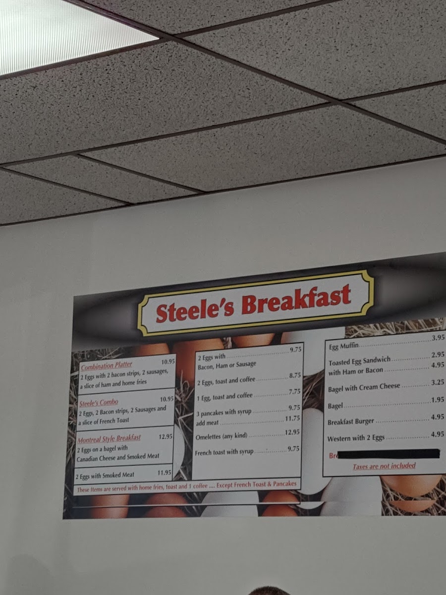 Menu Steele's Restaurant-5