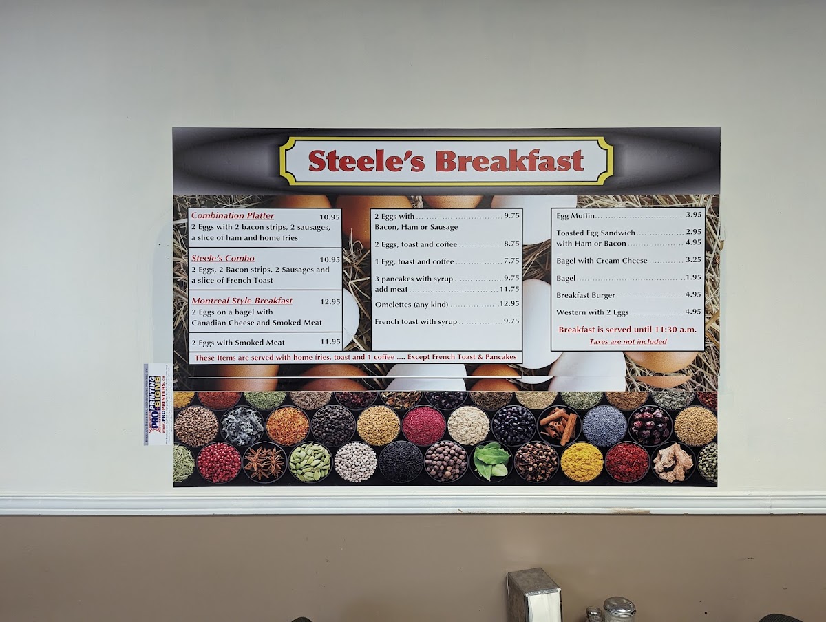 Menu Steele's Restaurant-9