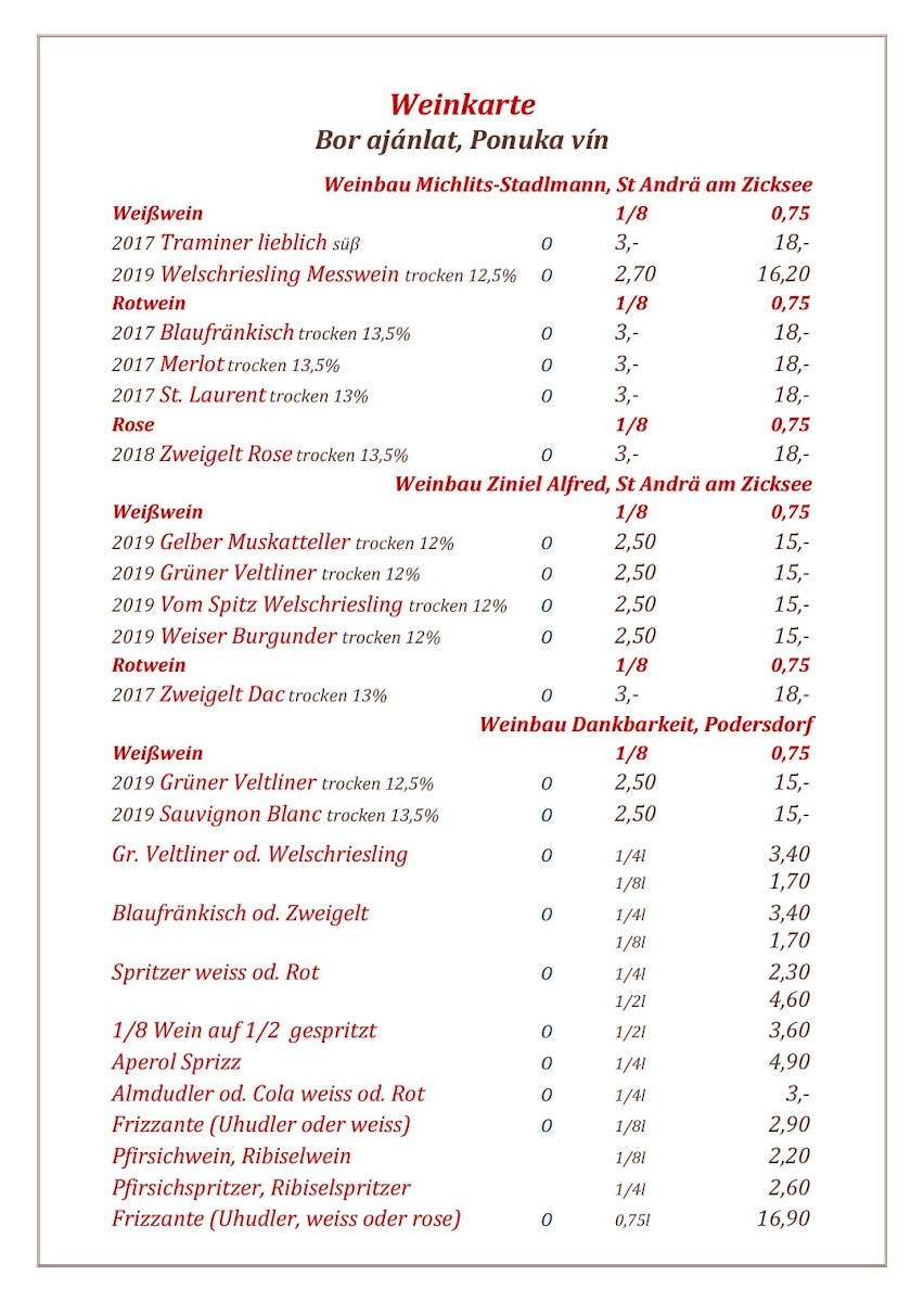 Menu Stefans Corner Restaurant Baráth Dezsi-2