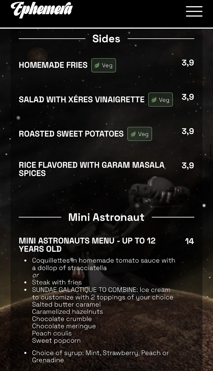 Menu Stellar By Ephemera-5