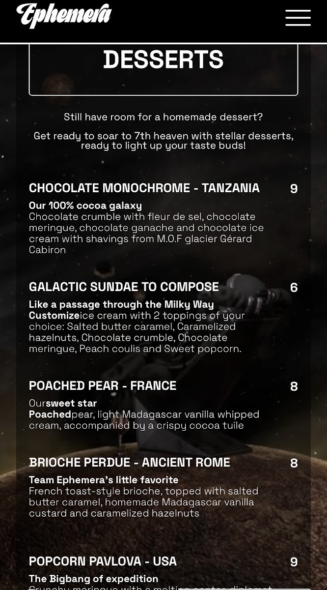 Menu Stellar By Ephemera-9