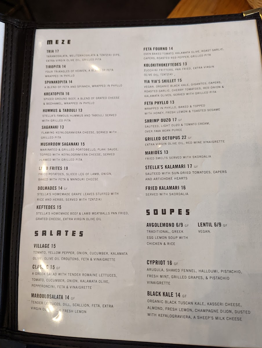 Menu Stella's-5
